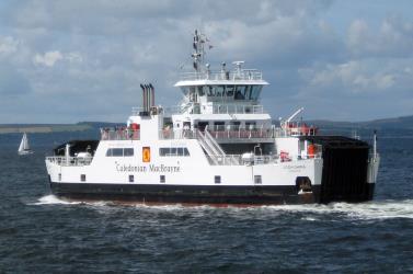 Loch Shira departing Largs Loch Shira departing Largs