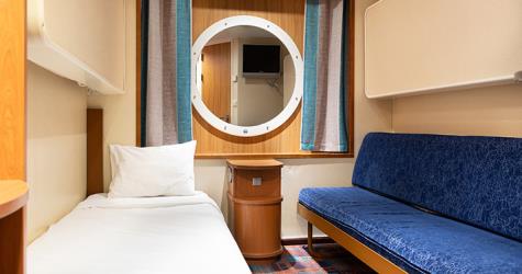 E-Class cabin on the Baltic Princess