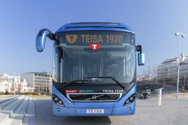 Bus exterior front Bus exterior front