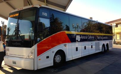 Amtrak connection bus Amtrak connection bus