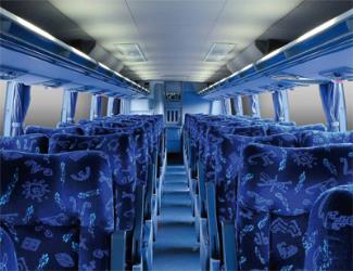 Bus interior Bus interior