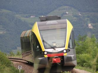 Sudtirol Alto Adige train front Sudtirol Alto Adige train front