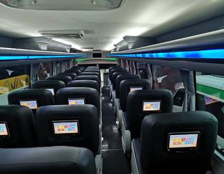 Bus interior Bus interior