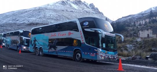Buses on road Buses on road