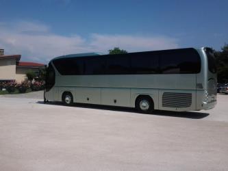 Bus side view Bus side view