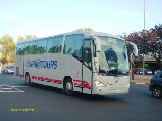 Supratours bus front and side Supratours bus front and side