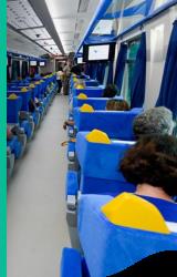 Train interior Train interior