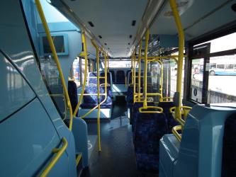 London Bus interior London Bus interior