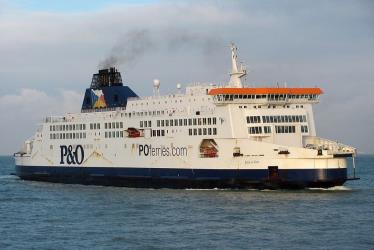 Pride of Kent Dover to Calais route Pride of Kent Dover to Calais route