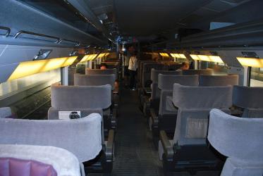 1st Class Interior of Eurostar