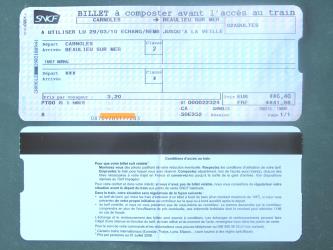 SNCF sample ticket