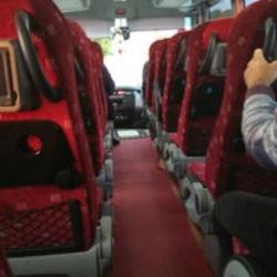 Bus interior Bus interior