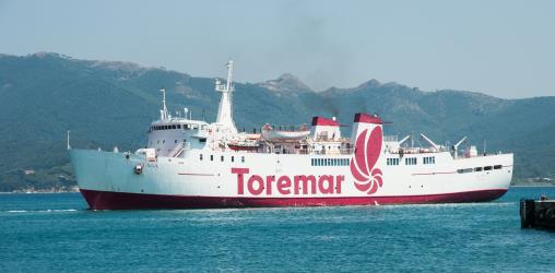 Toremar near Portoferraio Toremar near Portoferraio