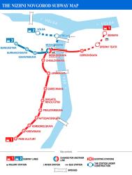Nizhny Novgorod Metro Map Nizhny Novgorod Metro Map
