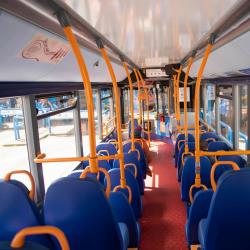 Bus interior Bus interior