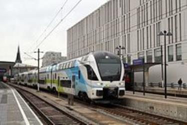 Westbahn train at Wien Westbahnhof Westbahn train at Wien Westbahnhof