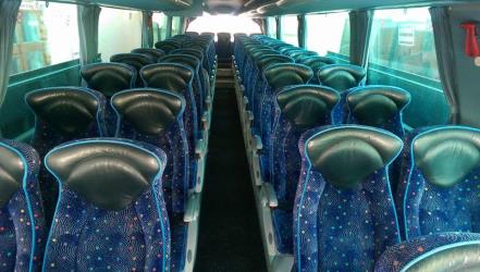 Bus interior Bus interior