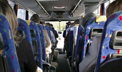 Bus interior Bus interior