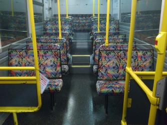 Bus interior Bus interior