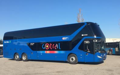 Cotral bus exterior view Cotral bus exterior view