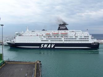 Snav Sardegna cruiseferry of SNAV Snav Sardegna cruiseferry of SNAV