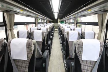 Highway Bus interior view Highway Bus interior view