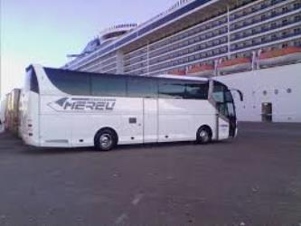 Bus side view Bus side view