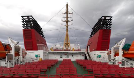 Deck of the MV Loch Seaforth Deck of the MV Loch Seaforth