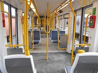 Tram interior Tram interior