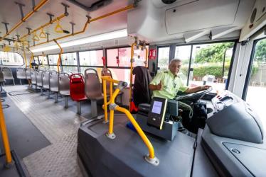 Bus interior Bus interior