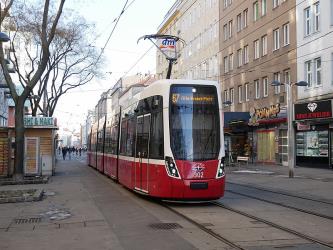 Bombardier tram on Line D Bombardier tram on Line D