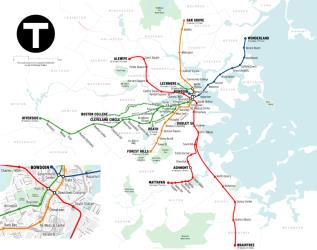 MBTA Route Map