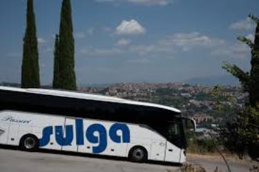 Bus side view Bus side view