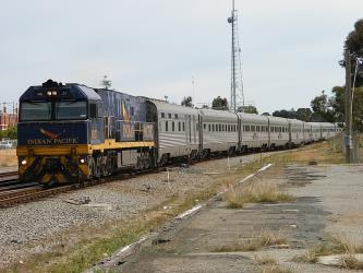 Indian Pacific showing livery Indian Pacific showing livery