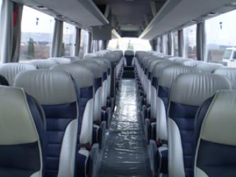 Interior of new buses Interior of new buses