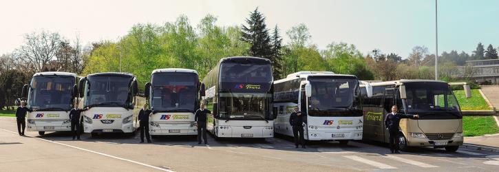 Fleet of buses Fleet of buses