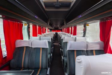 Bus interior Bus interior