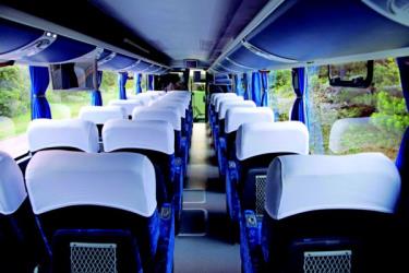 Bus interior Bus interior