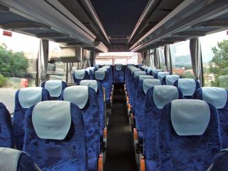 Bus interior Bus interior