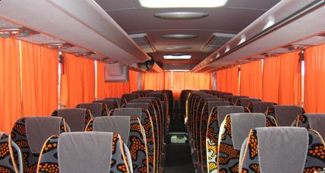 Bus interior Bus interior