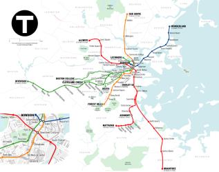MBTA Route Map MBTA Route Map