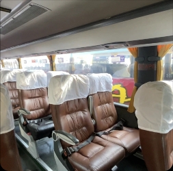 Bus interior Bus interior