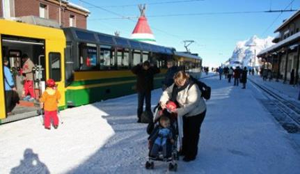 Arrived at Kleine Scheidegg... Arrived at Kleine Scheidegg...