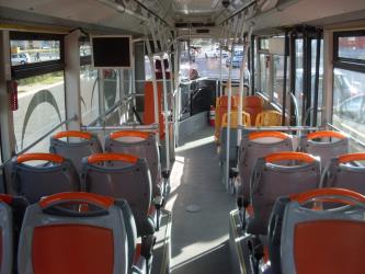 TUSSAM Bus Interior TUSSAM Bus Interior
