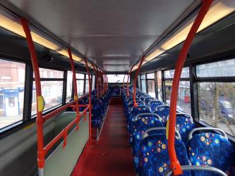 Upper deck interior Upper deck interior