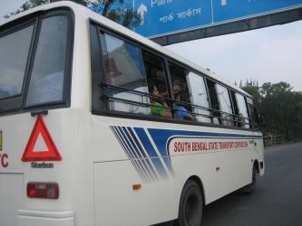 Bus Back View Bus Back View