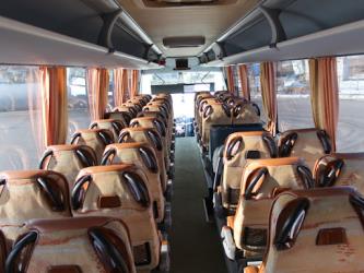 Bus interior Bus interior