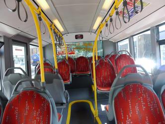 Interior of McGills Bus Service
