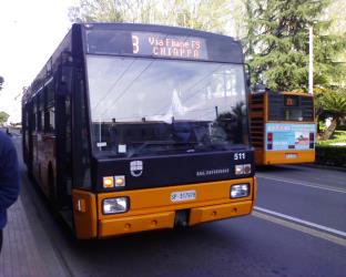 ATC La Spezia bus front view ATC La Spezia bus front view