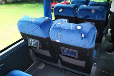 Bus interior Bus interior